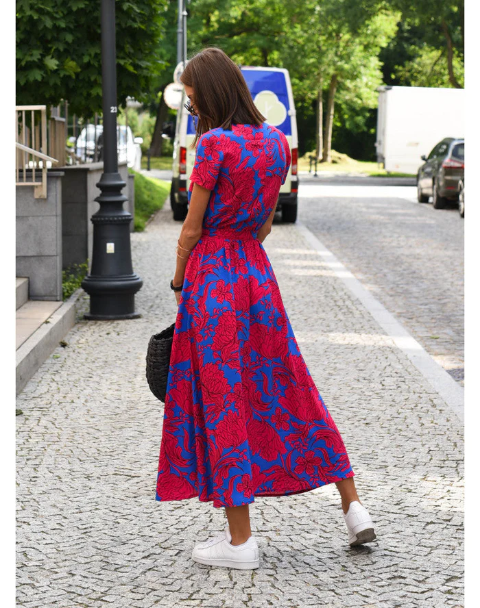 Robe Longue Femme Élégante en Tissu Doux - Louise-6