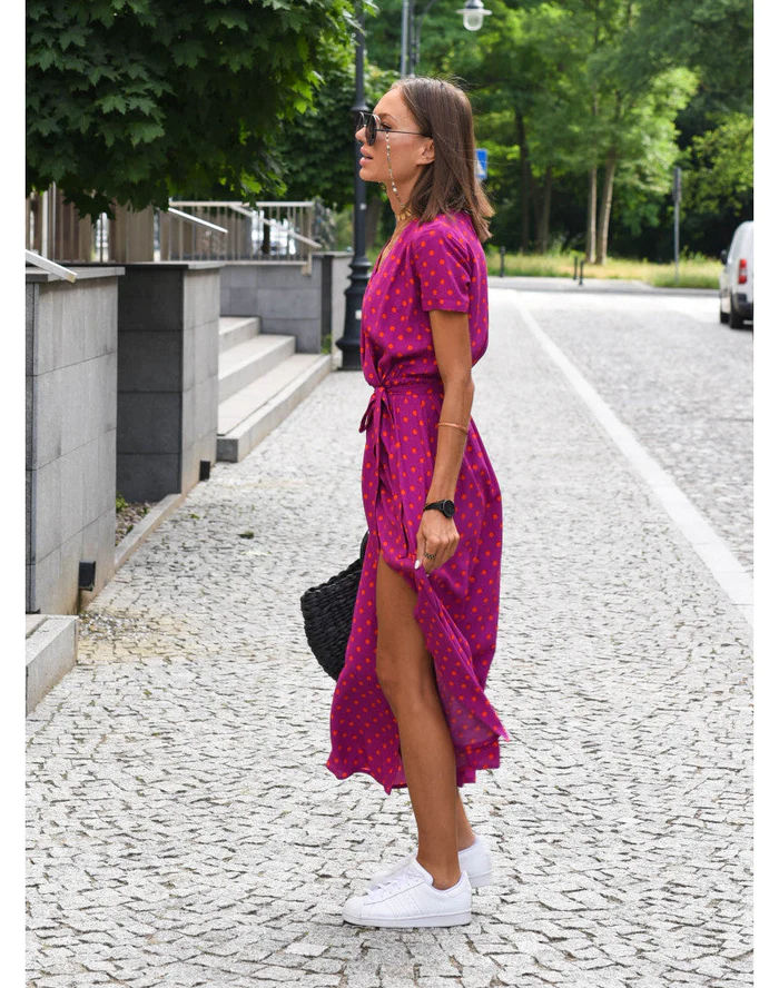 Robe Longue Femme Élégante en Tissu Doux - Louise-5