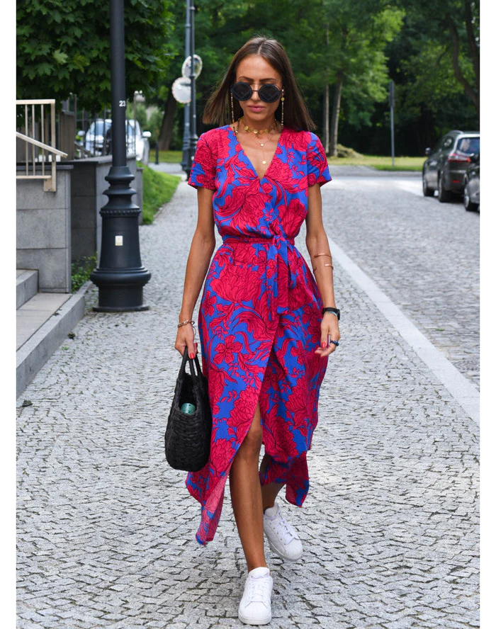 Robe Longue Femme Élégante en Tissu Doux - Louise-1