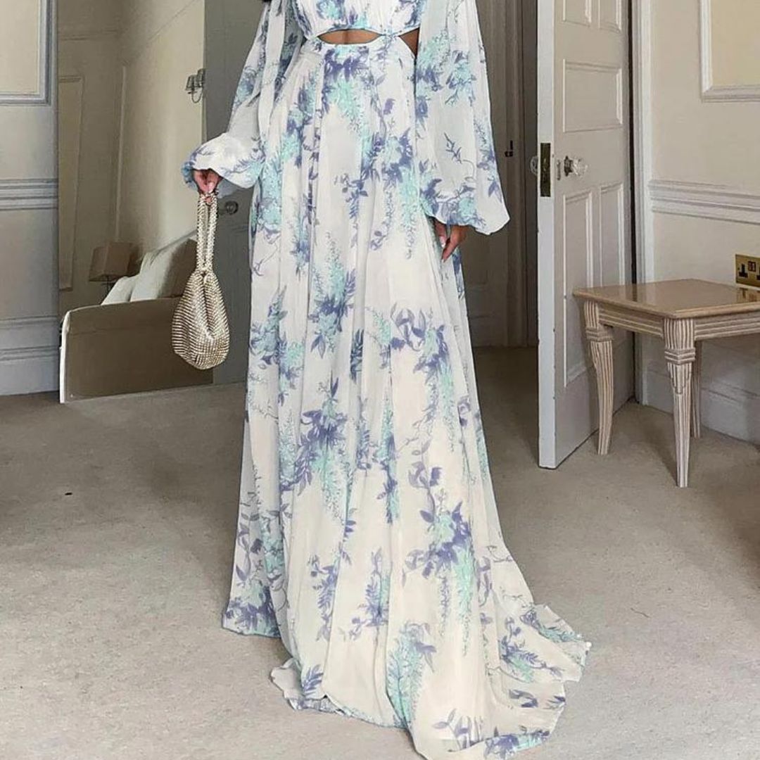 Robe Décontractée Épaules Dénudées Chic - Gabriella-4