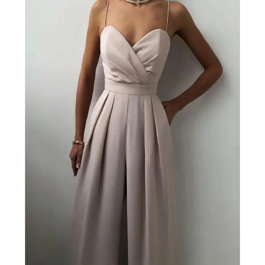 Variant image for Combinaison Femme Chic à Bretelles Spaghetti Élégante - Clara-25