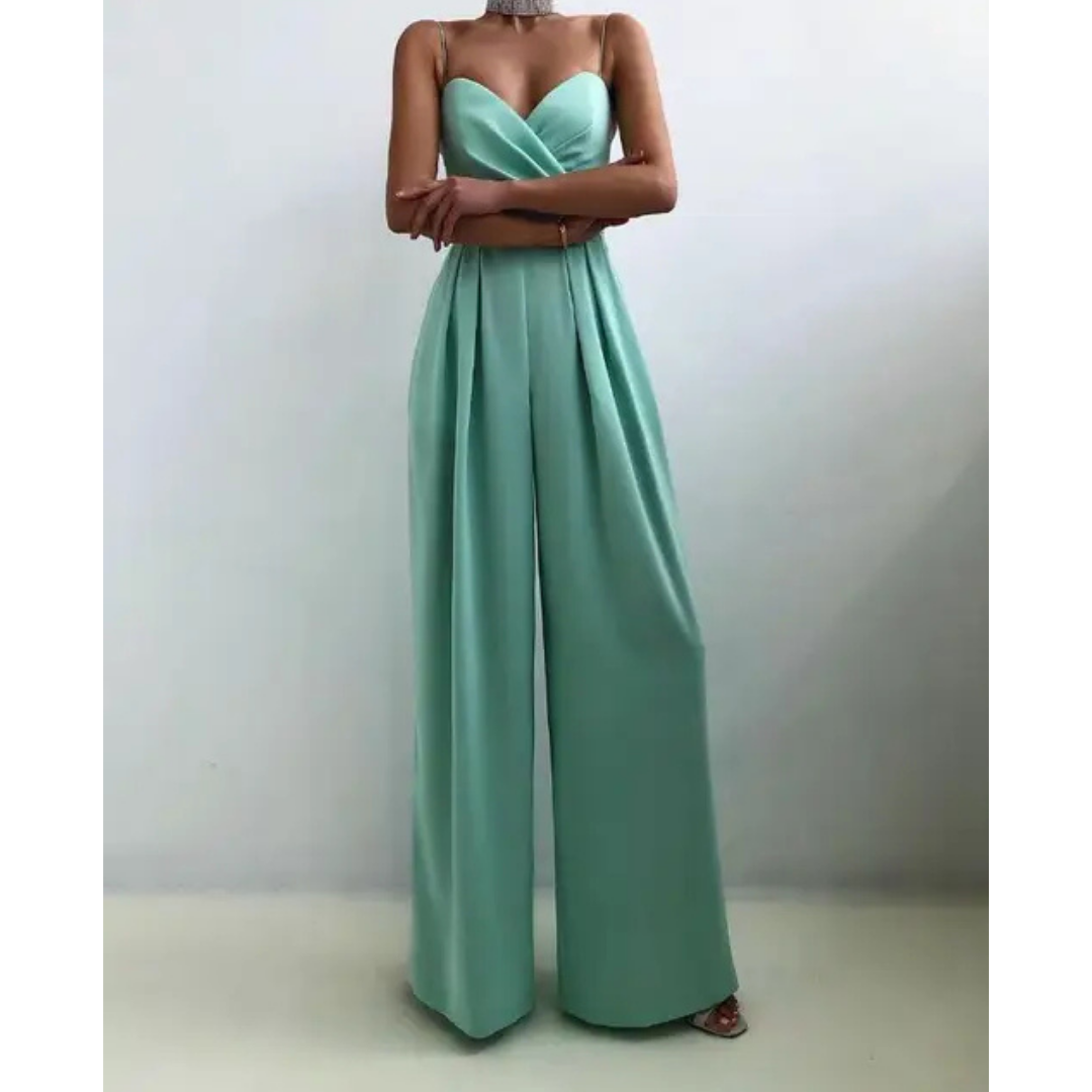 Variant image for Combinaison Femme Chic à Bretelles Spaghetti Élégante - Clara-13