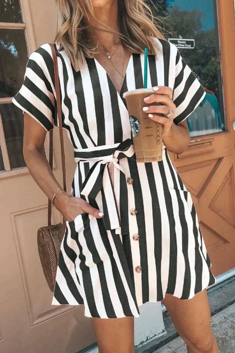 Variant image for Robe d'Été Femme Chic en Tissu Léger - Clara-6