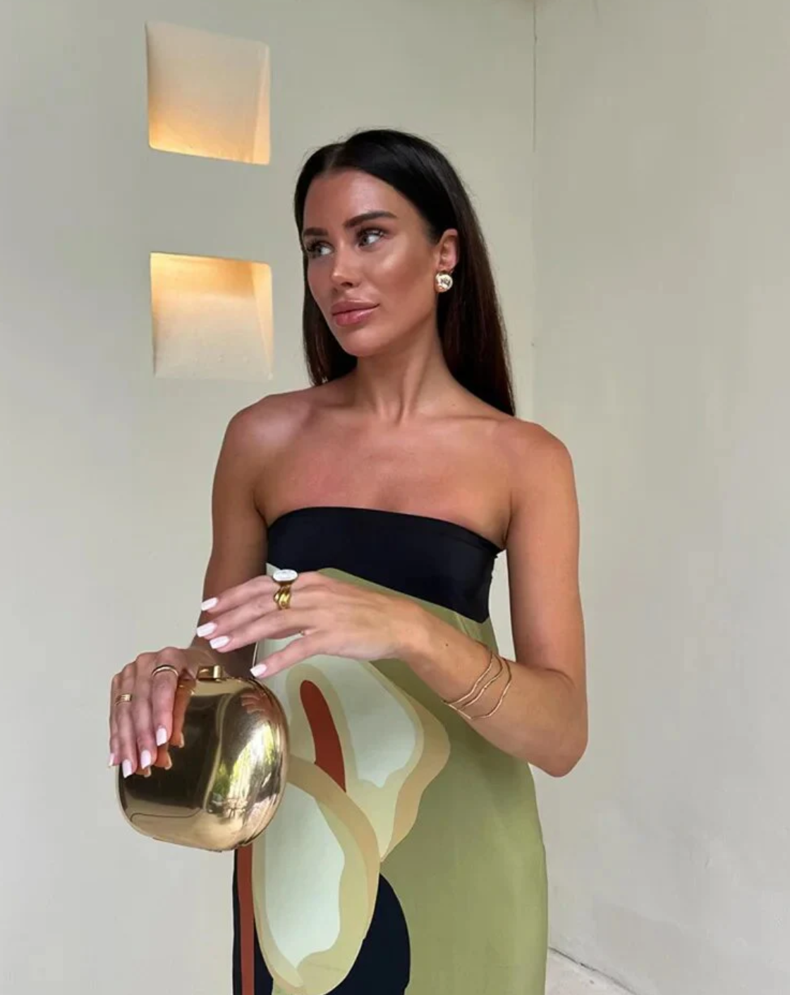 Robe Longue Femme Imprimé Coloré Élégante - Naila-2