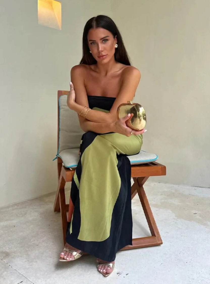 Robe Longue Femme Imprimé Coloré Élégante - Naila-4