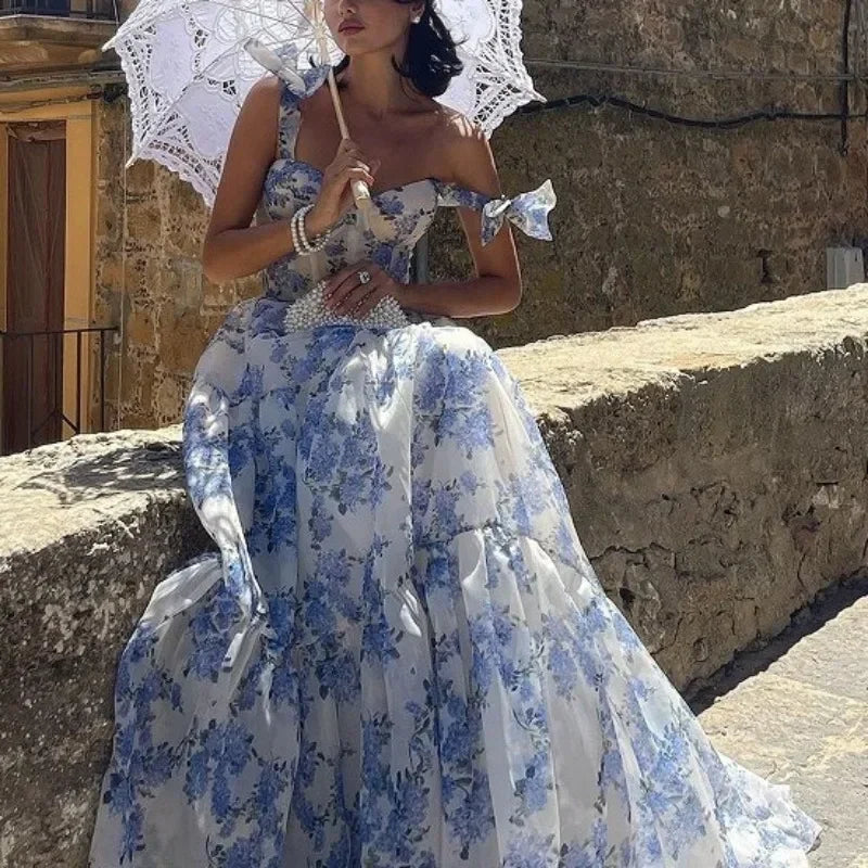 Robe de Soirée Longue Épaule Nue Élégante - Isabelle-5