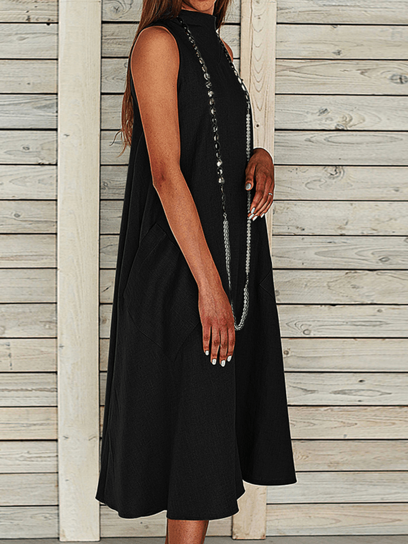 Robe Décontractée Ample avec Poches Latérales - Alba-2
