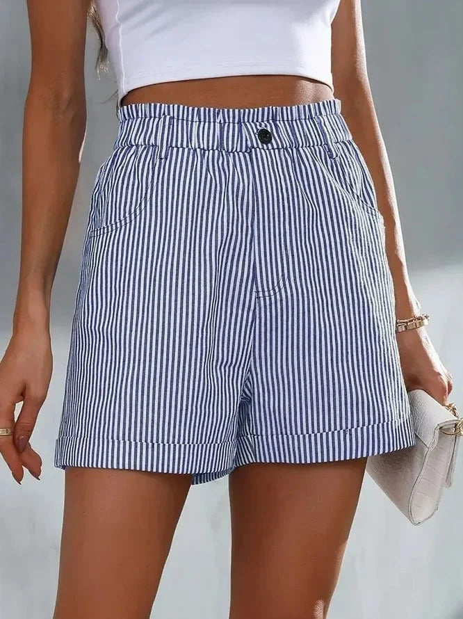 Short décontracté rayé - Linda
