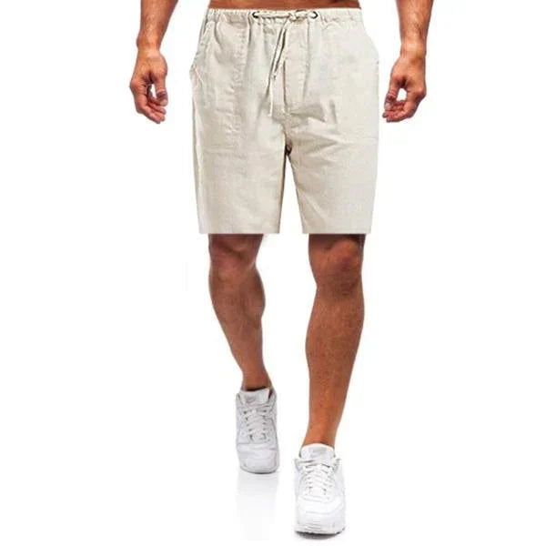 Shorts amples en coton et lin pour hommes - Mac