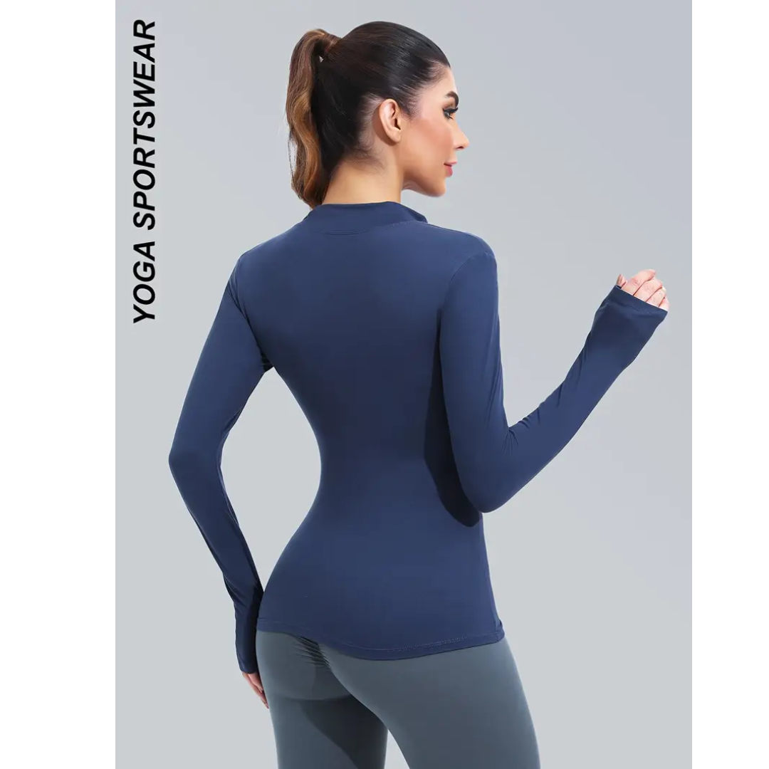 Haut de Yoga Femme Coupe Étroite Élégant - Clara-4