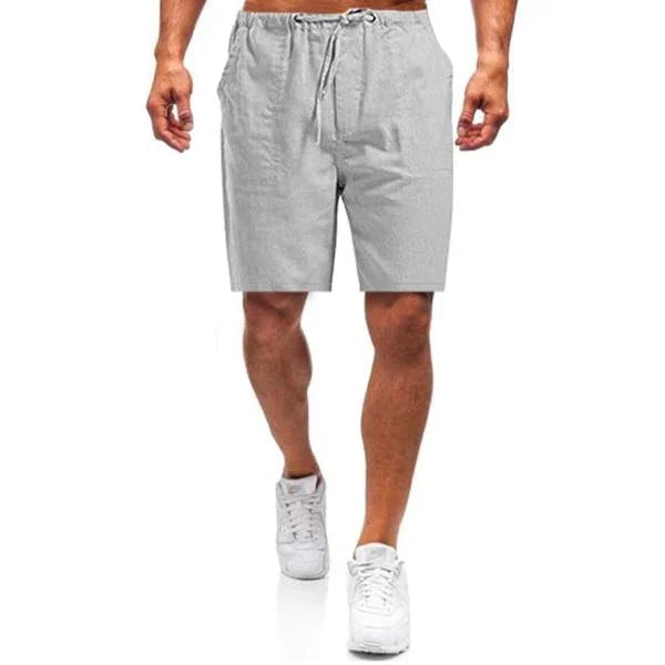Shorts amples en coton et lin pour hommes - Mac