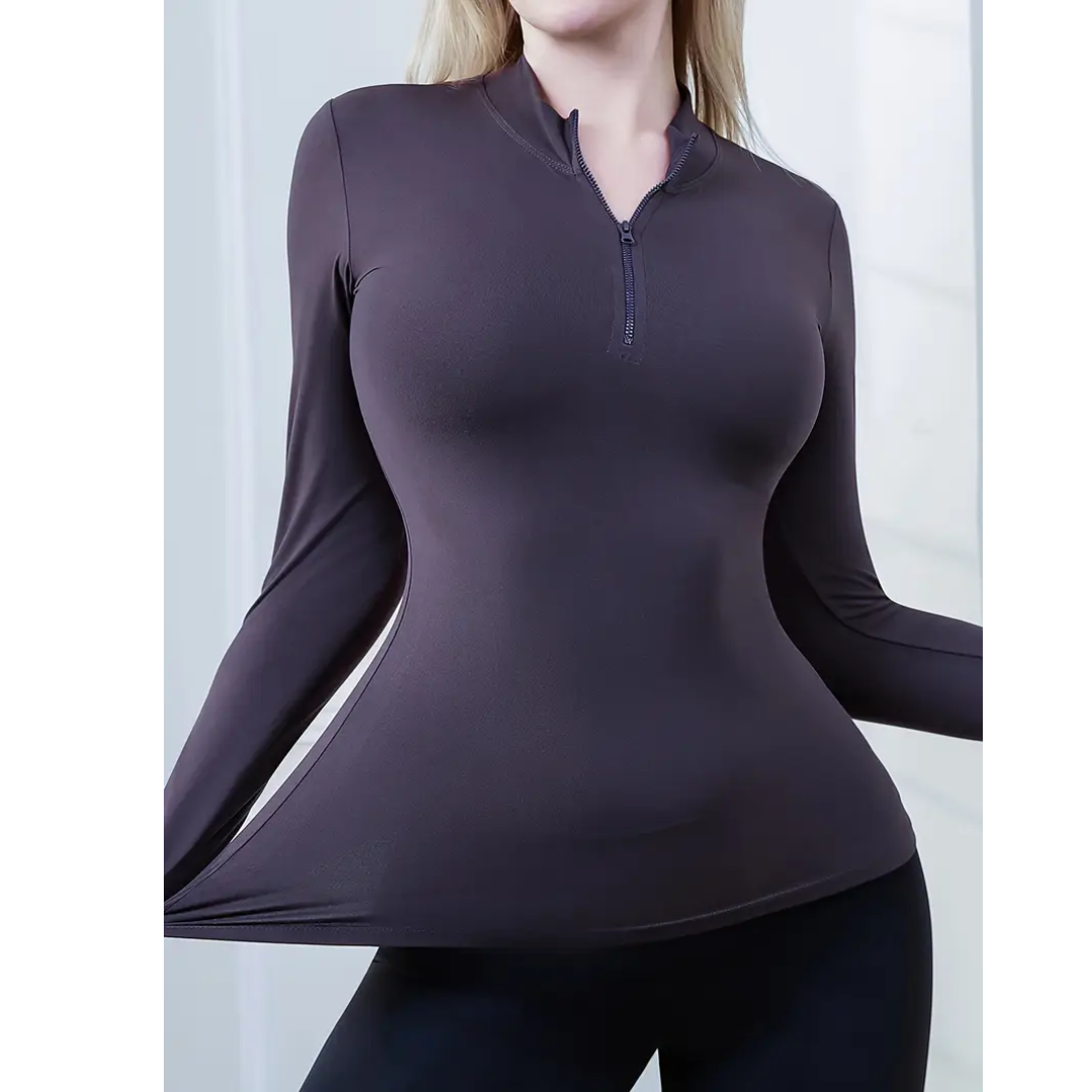 Haut de Yoga Femme Coupe Étroite Élégant - Clara-5