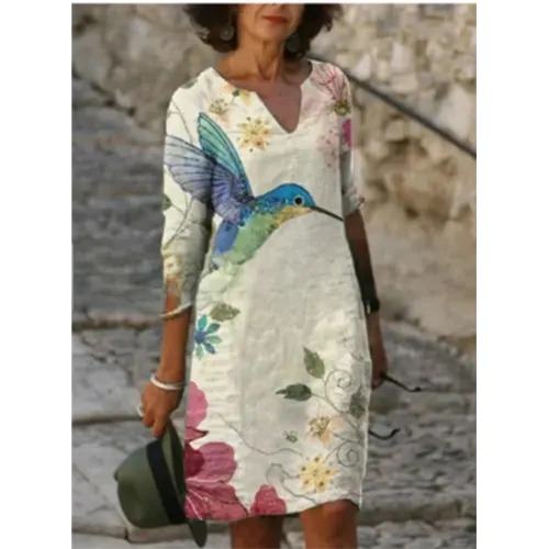 Robe imprimée élégante pour femmes - Minnie