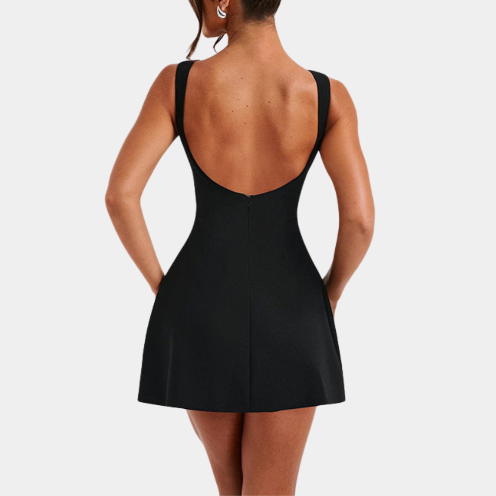 Robe Longue Femme Élégante Design Contemporain - Janelle-2