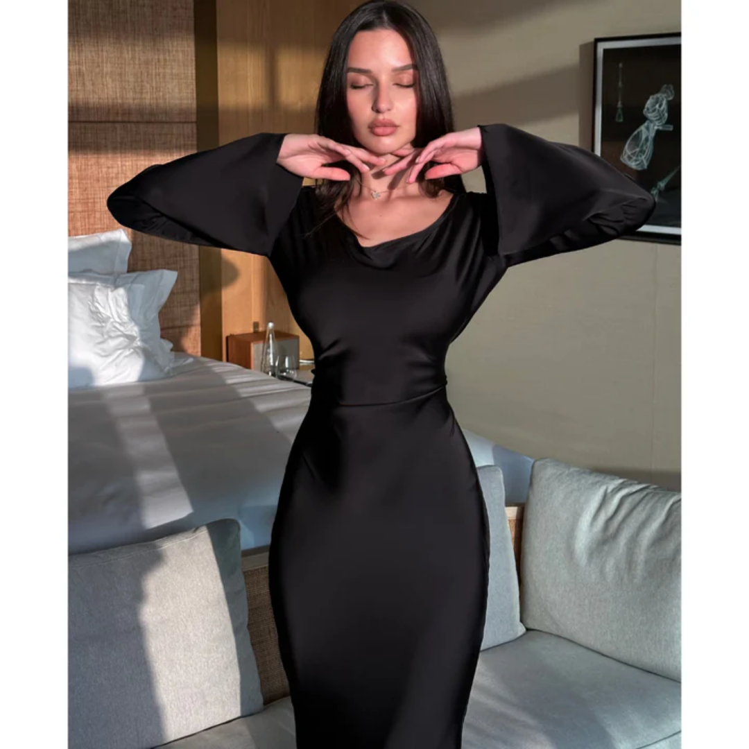 Robe de Soirée Longue Chic Élégante pour Femme - Lisa-5