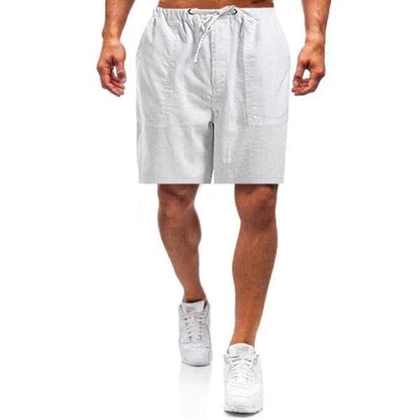 Shorts amples en coton et lin pour hommes - Mac