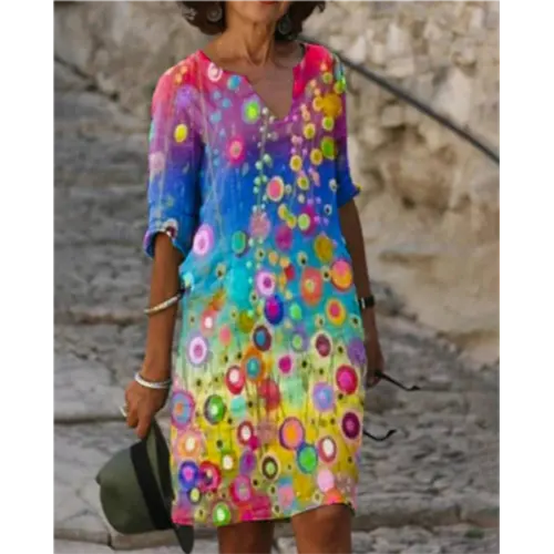 Robe imprimée élégante pour femmes - Minnie