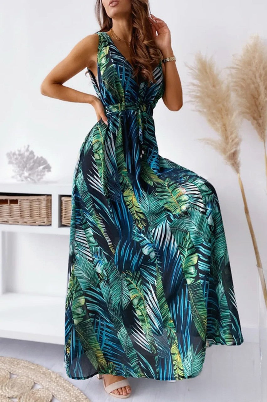 Variant image for Robe Longue Femme Décontractée Col en V - Sara-15