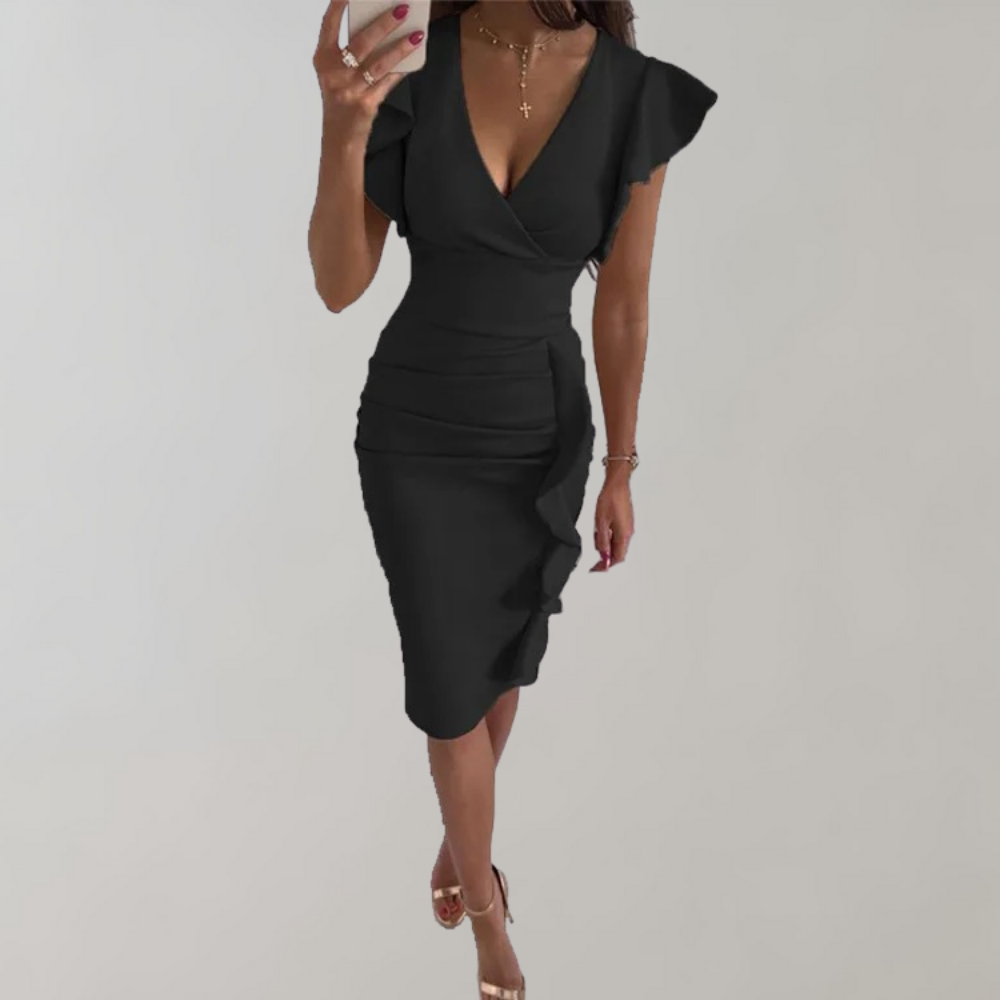 Variant image for Robe d'Été Femme Fleurie Élégante et Confortable - Yrsa-11