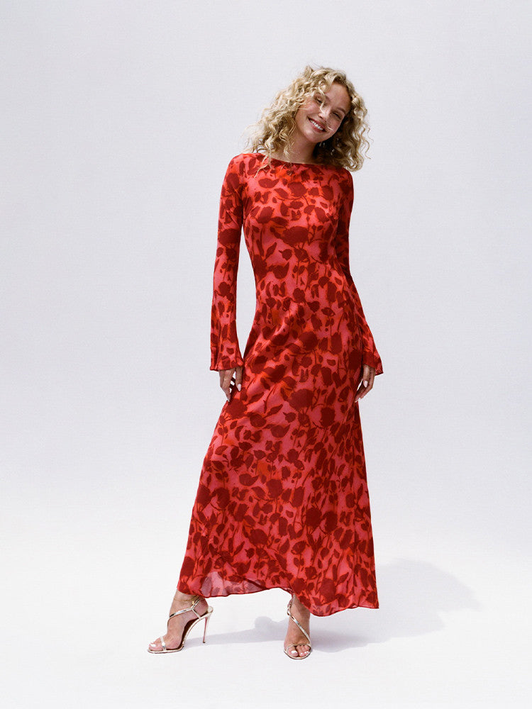 Variant image for Robe Longue Femme Élégante Polyvalente - Édition 2024-1