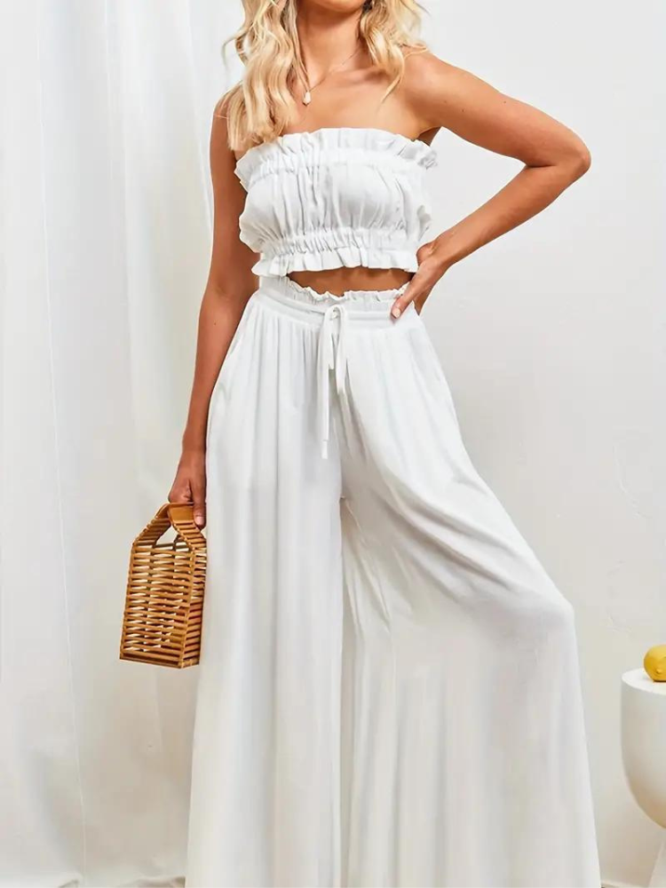 Pantalon femme taille haute