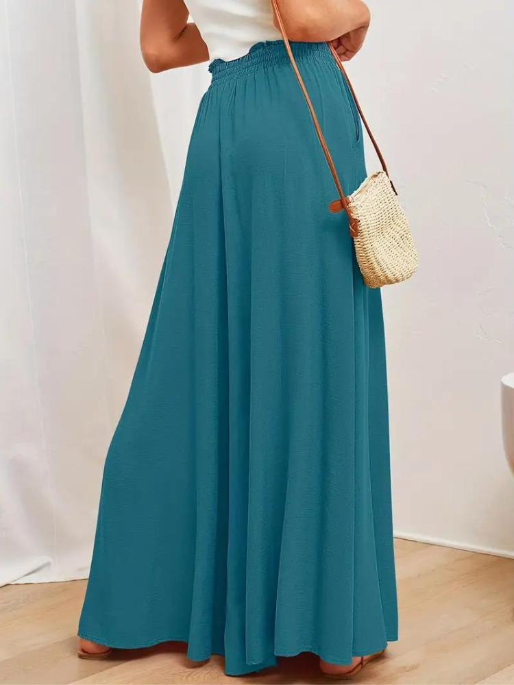 Pantalon femme taille haute