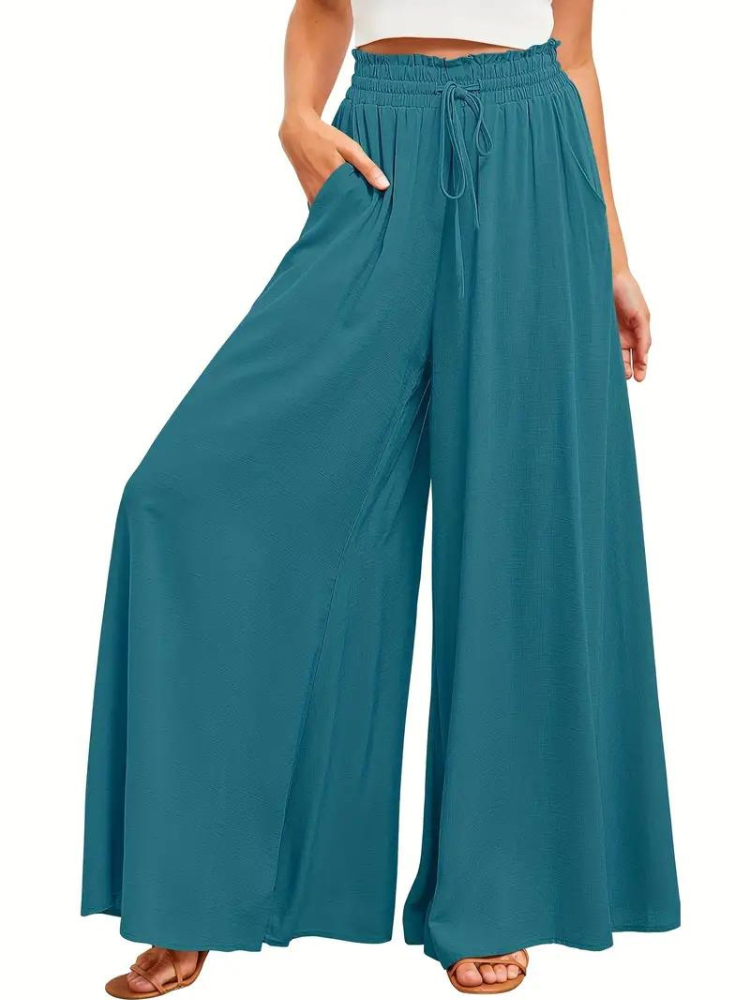 Pantalon femme taille haute