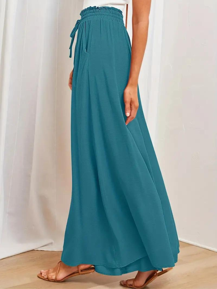 Pantalon femme taille haute