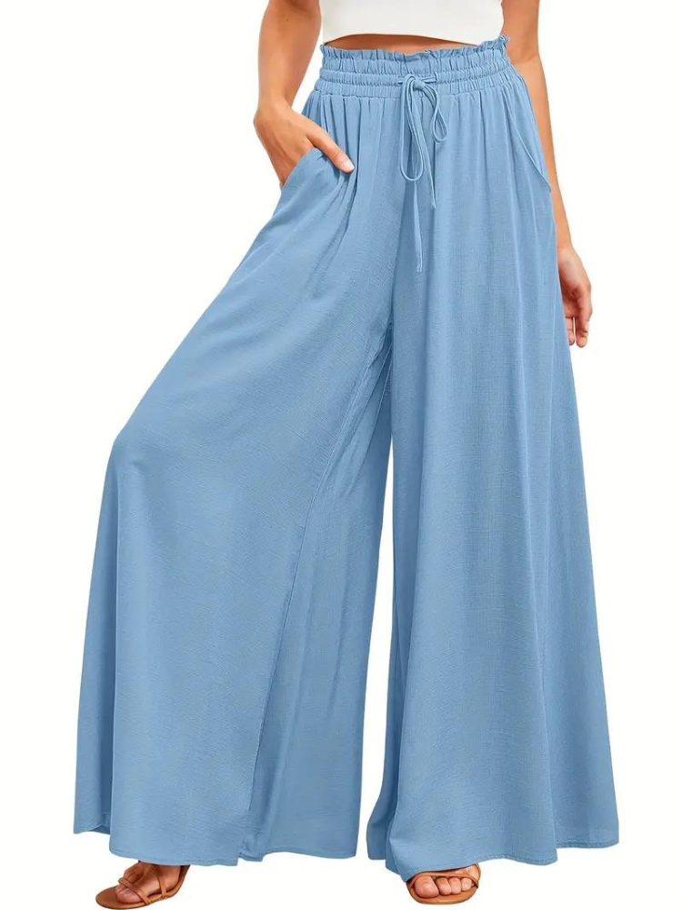 Pantalon femme taille haute