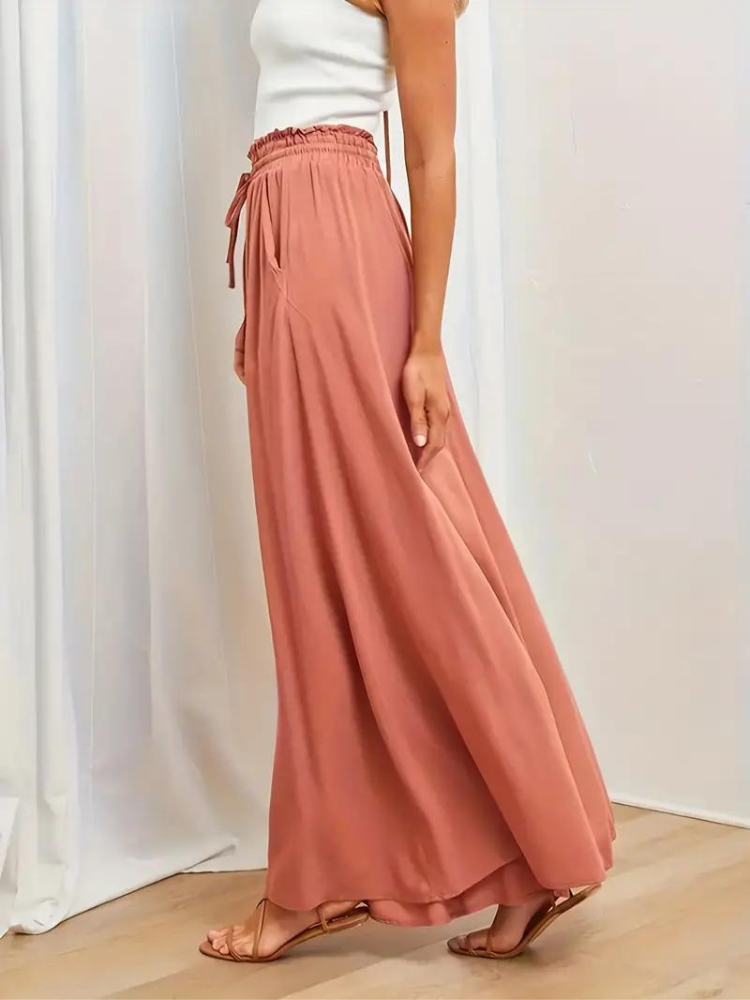 Pantalon femme taille haute