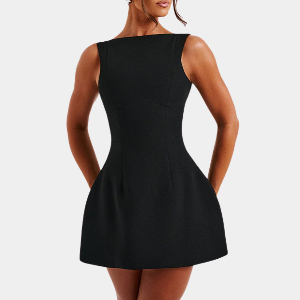 Variant image for Robe Longue Femme Élégante Design Contemporain - Janelle-1