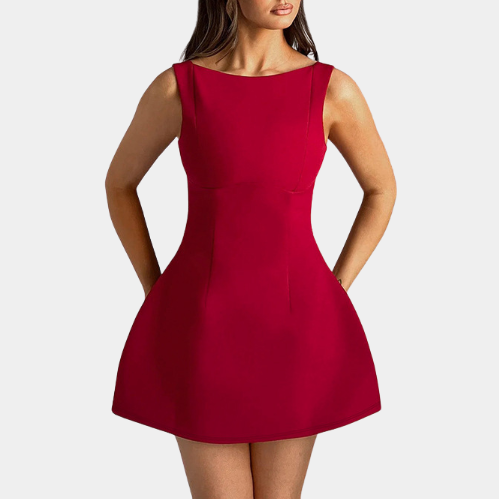 Robe Longue Femme Élégante Design Contemporain - Janelle-6