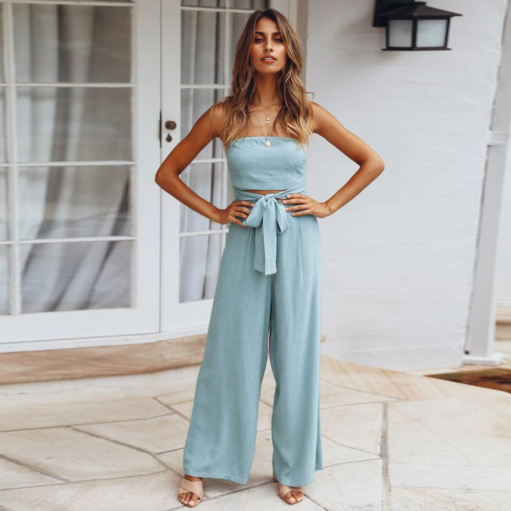 Jumpsuit sans épaules