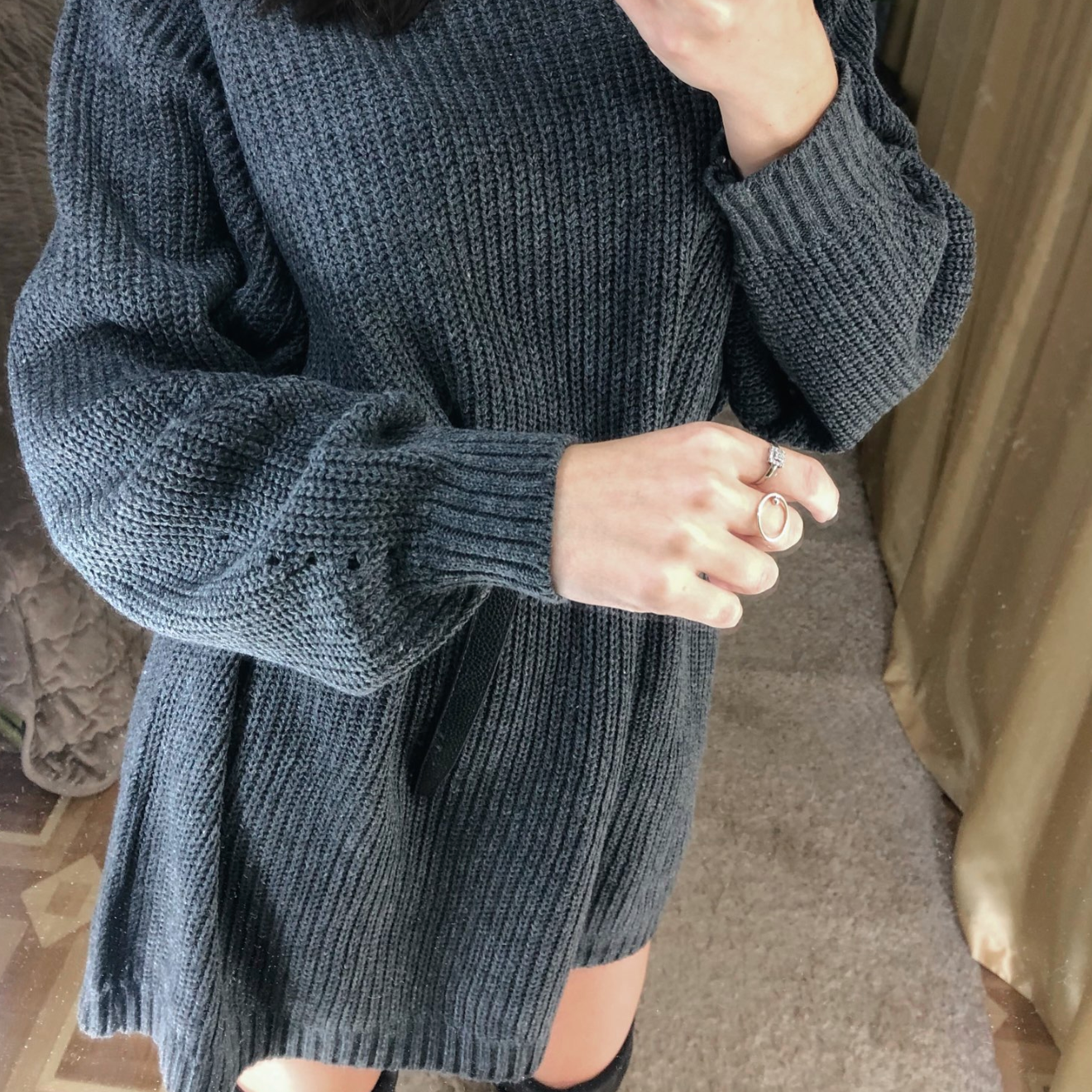 Robe élégante en tricot