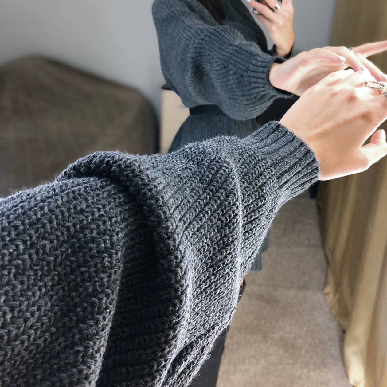 Robe élégante en tricot