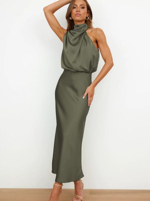 Variant image for Robe de Soirée Chic en Tissu Fluide Élégant - Sophie-9