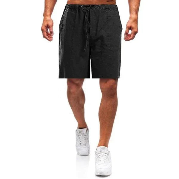 Shorts amples en coton et lin pour hommes - Mac