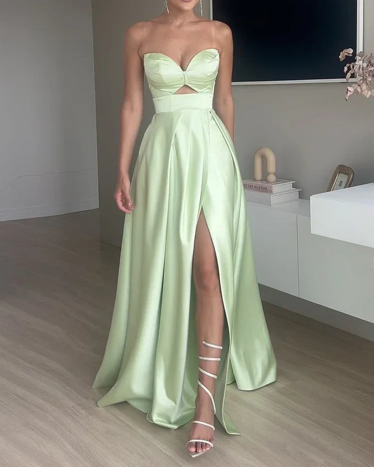 Variant image for Robe Femme Élégante Sans Manches à Bretelles Spaghetti - Clara-1