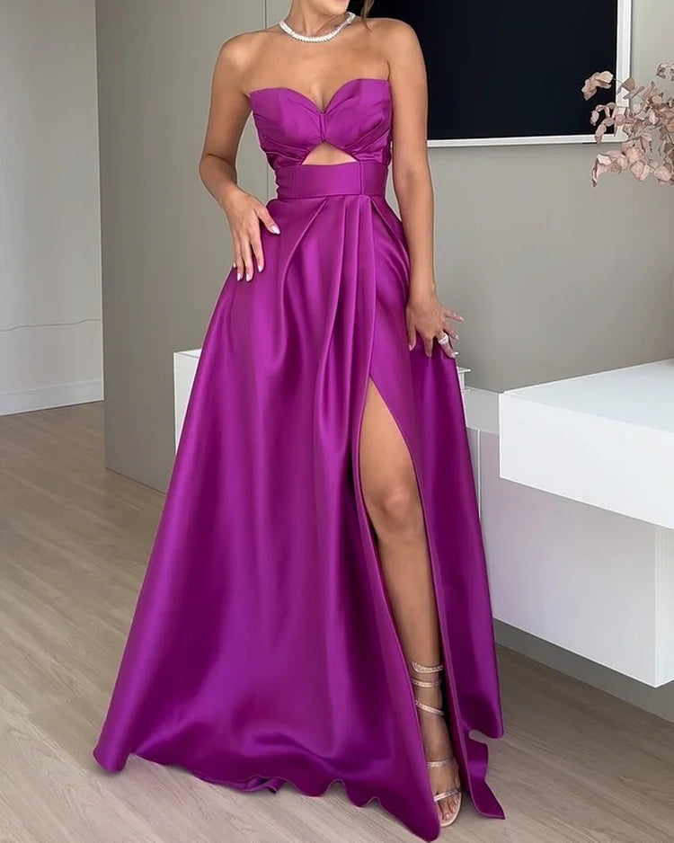 Variant image for Robe Femme Élégante Sans Manches à Bretelles Spaghetti - Clara-5