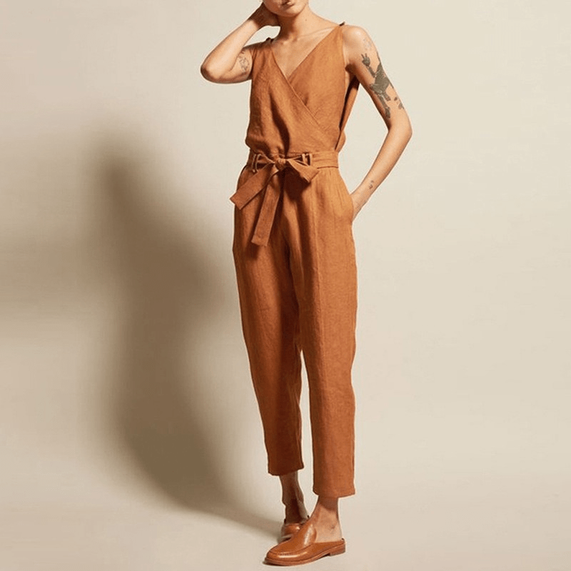 Variant image for Combinaison Femme Pantalon Élégante et Confortable - Mera-6