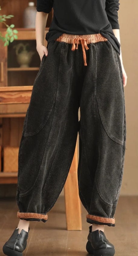 Pantalon en velours côtelé pour femmes