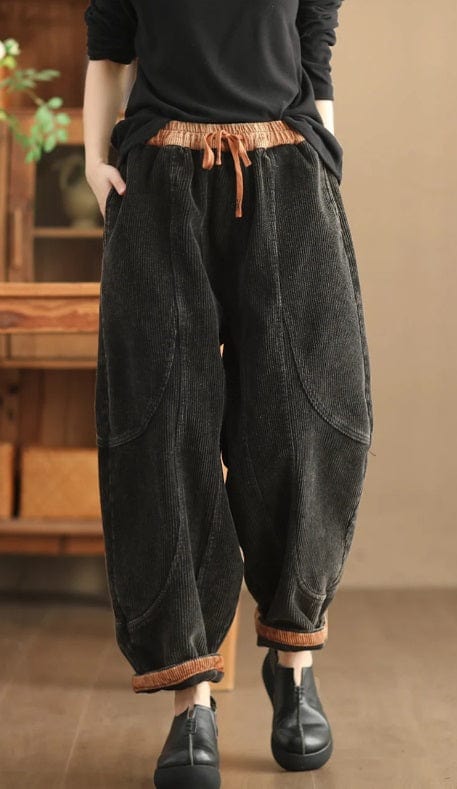 Pantalon en velours côtelé pour femmes