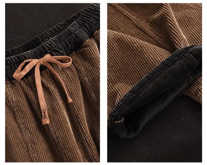 Pantalon en velours côtelé pour femmes
