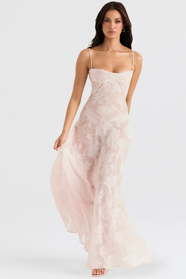 Variant image for Robe Femme Longue en Dentelle Vintage Scintillante - Claire-3