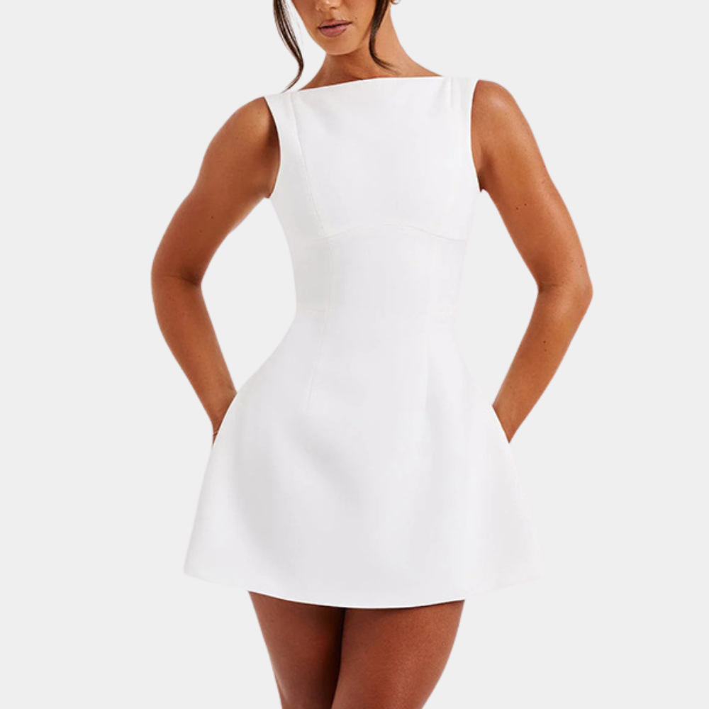 Variant image for Robe Longue Femme Élégante Design Contemporain - Janelle-11